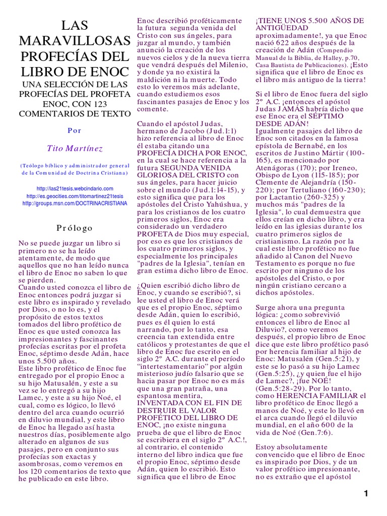 El Libro De Enoc Original Pdf