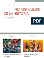 Lista de Los Peores Animes de La Historia de Japón