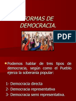 Formas de Democracia (