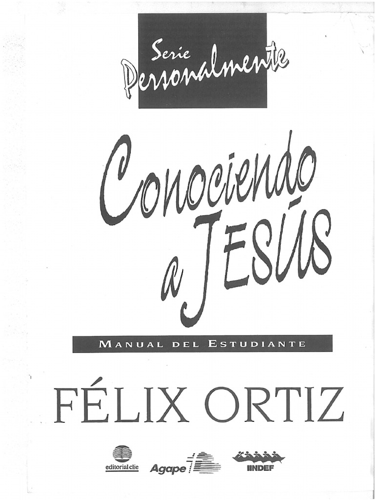 Conociendo A Jesus PDF | PDF