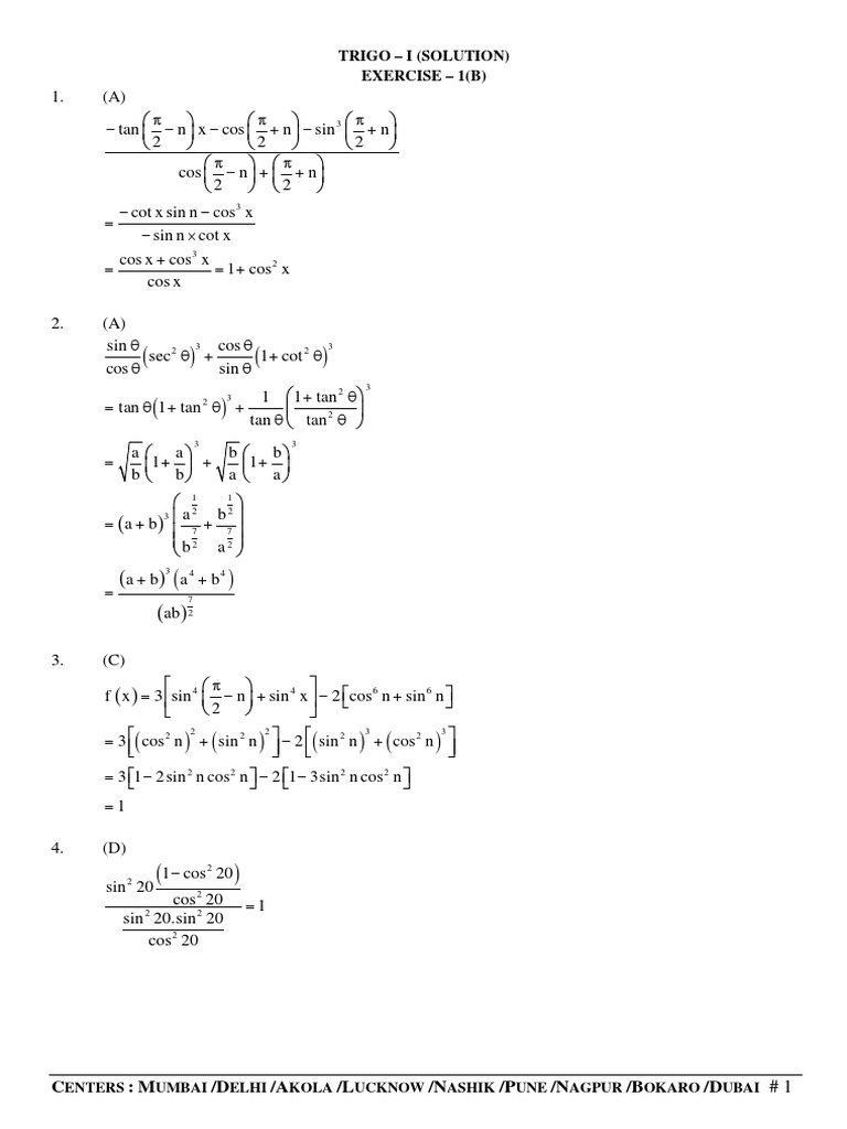 Exercise 1b Solution PDF | PDF | International Organization For ...