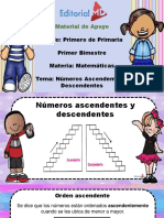 Números Ascendentes y Descendentes