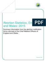 Updated Abortion Statistics 2015