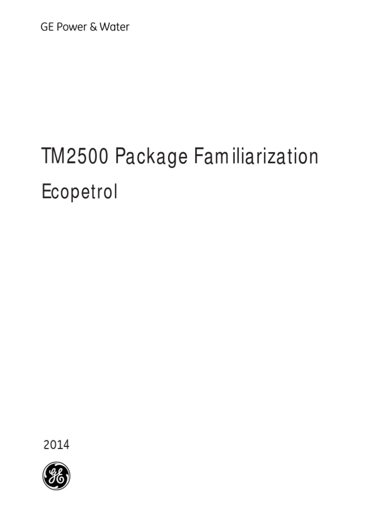 Training Manual TM2500 | PDF | Gas Compressor | N Ox