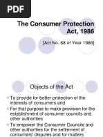 The Consumer Protection Act