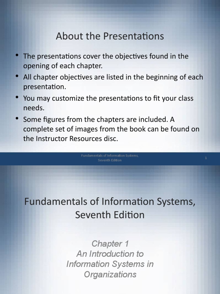 Introduction to Information Systems | PDF | Information System ...