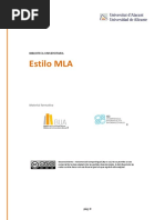 Estilo Mla