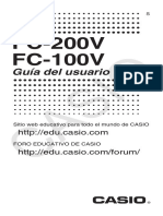 FC-200V FC-100V: Guía Del Usuario