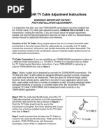 700r4 Cable Adjustment Instructions