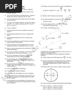 Aprofundamento de Trigonometria