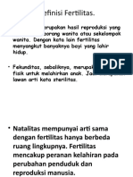 Fertilitas Definisi