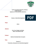 Transmisión y Atenuación de La Onda Electromagnética