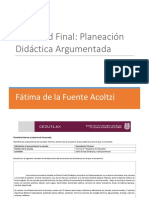 Ejemplo: Planeacion Didactica Argumentada