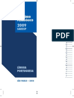 Saresp - Relatório Pedagógico Português - 2009 - 2010