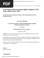 In Re Estate of Marcos Human Rights Litigation, 910 F. Supp. 1460 (D. Haw