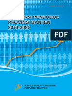 Proyeksi Penduduk Provinsi Banten 2010 2020 2