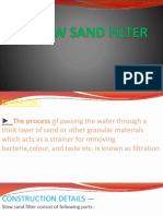 Filtration Process and Construction Details of Slow Sand Filter