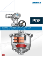 Electric Actuators With Fail Safe Unit: For Automatic Opening or Closing of A Valve in The Event of An Emergency