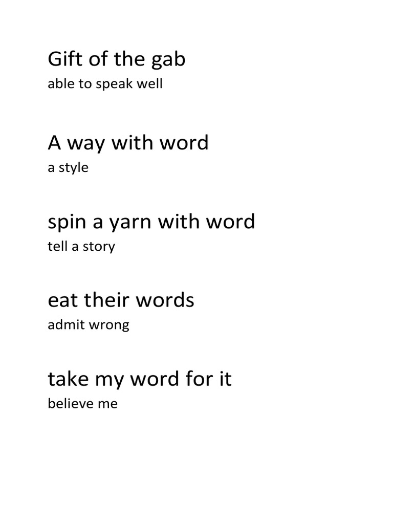 Gift of The Gab Able To Speak Well PDF