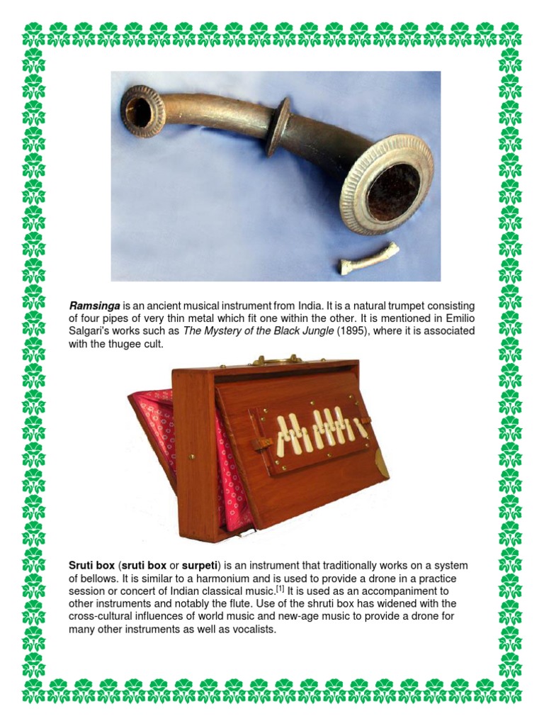 Ramsinga Is An Ancient Musical Instrument From India. It Is A Natural ...