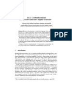 LL (1) Conflict Resolution in A Recursive Descent Compiler Generator