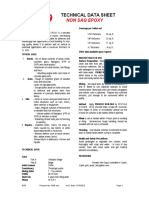 Non Sag Epoxy: Technical Data Sheet