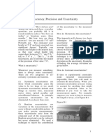 Accuracy and Uncertainty in Measurement