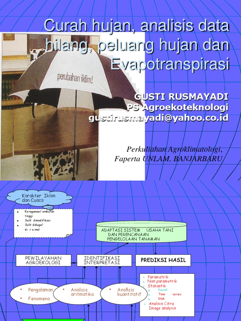 IV_Curah Hujan, Analisis Data Hilang, Peluang Hujan Dan