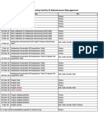 Time Plan Internship Facility & Maintenance Management: Tanggal Aktifitas PIC