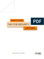 The Ccie Security Lab Exam: How To Pass
