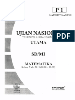 UN Matematika 2013