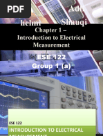 Chapter 1 - Introduction To Electrical Measurement