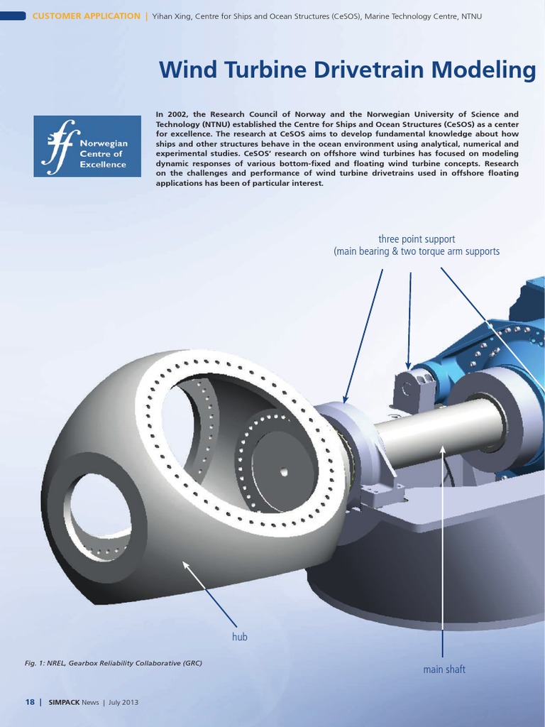 SIMPACK Modeling for Wind Turbine Drivetrains | PDF | Wind Power | Wind ...