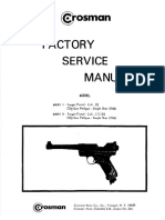 Crosman Mark I and 2 Factory Service Manual Year 1966