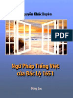 Ngu Phap Tieng Viet Cua Dac Lo-Nguyen Khac Xuyen