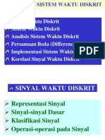 Sinyal dan Sistem Waktu Diskrit