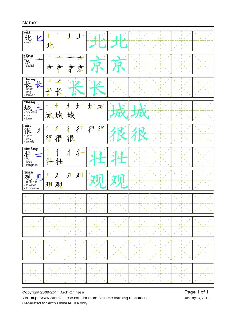 Chinese Vocabulary List: Key Terms | PDF
