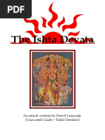 The Ishta Devata: An Article Written by Pawel Leszczak (Guru and Guide - Rafal Gendarz)