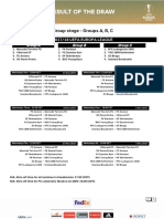 Calendario Europa League 17 - 18