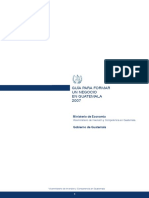 Guía para Iniciar Negocios - Ministeria de Economía PDF