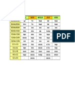 Un Horario Simple y Practico para Cursos o Clases1