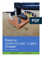 Remote Controlled Light Dimmer: Engr. Telesforo Aba