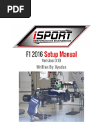 F1 2016 Setup Manual