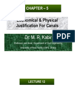 Chapter - 5: Economical & Physical Justification For Canals