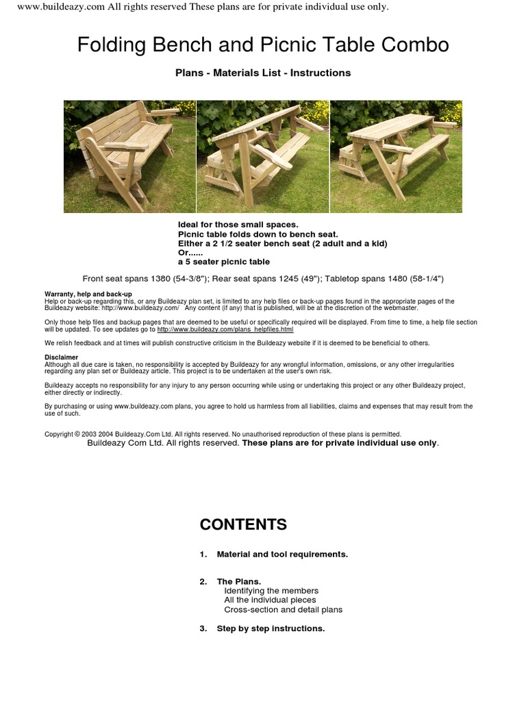 Bench Table Combo 1 .PDF Filename UTF8''bench Table Combo