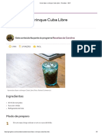 Como Fazer o Drinque Cuba Libre - Receitas - GNT