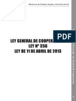 Ley General de Cooperativas y Reglamentacion PDF