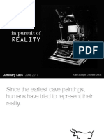 In Pursuit of Reality: Luminary Labs - June 2017