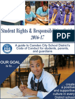 Camden City School District's Guide To Student Rights and Code of Conduct