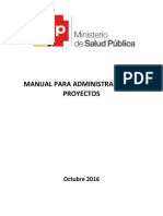 Manual para Administración de Proyectos Final